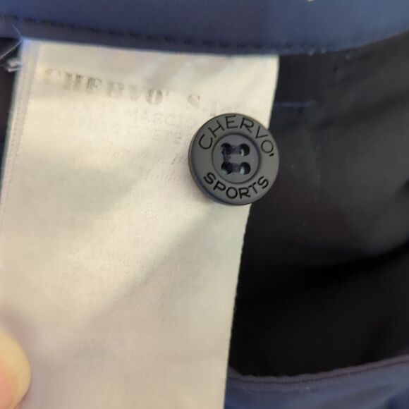 Chervo 4 way stretch golf pant in navy blue low rise sz 8 US - Picture 13 of 14